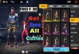 get permanent clothes in free fire