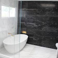 The job is fairly simple to perform. 75 Beautiful Marble Tile Bathroom With Black Cabinets Pictures Ideas July 2021 Houzz