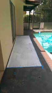 Paint Concrete Pool Deck And Faux Rag Rugs