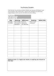 vacation itenerary template trip itinerary template my kids vacation itenerary template trip itinerary template