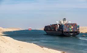 The ever given container ship, leased by the evergreen company, is stuck sideways in the suez canal epa. Jjgowhnshxsd1m