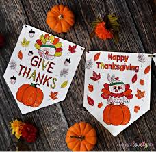 thanksgiving banner coloring pages