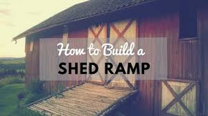 Boards, mulch, flowers and weekend diy makes every day a little better. How To Build A Shed Ramp Simple Step By Step Tutorial The Saw Guy