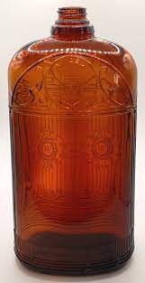 Whiskey Amber Glass Bottle