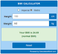 Bmi Calculator Calculatorsworld Com