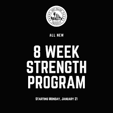 8 week strength program programming