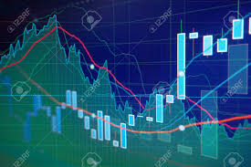 Candle Graph Charts Of Stock Market Investment Trading Business