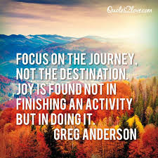 Focus on the journey, not the destination. Joy is found not in ... via Relatably.com