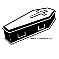 Image result for CLIPART SHOWING A CASKET