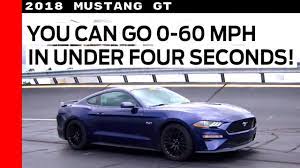 2018 ford mustang gt 60mph in under
