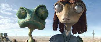 Beans: What? Rango: What are you doing? Beans: What...what are you doin'?  Rango: What am I doin? Beans: You're... Ran… | Rango movie, Animation film,  Animation