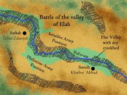 Image result for the valley of elah where david slew goliath