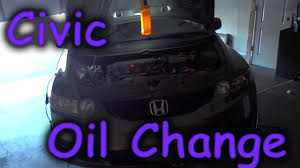 honda civic oil change 2006 2016 you