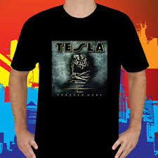 Details About New Tesla Forever More Metal Rock Band Legend Mens Black T Shirt Size S To 3xl