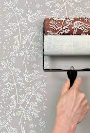 Textured Paint Roller Patterned