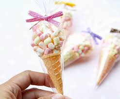 mini cone marshmallow birthday share