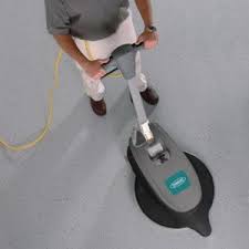 floor burnisher with dust control