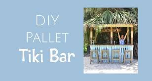 Diy Pallet Tiki Bar Aka The Treekee