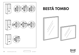 Ikea BestÅ Tombo Glass Door 23 5 8x15