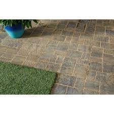Cobble Tan Charcoal Concrete Step Stone