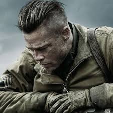 This gives the hair a laid back look that is still professional. Brad Pitt S Fury Haircut A Stylish Undercut Gallery