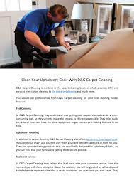ppt clean your upholstery chair with