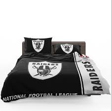 Nfl Oakland Raiders Duvet Cover And