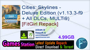 Here's the one that gives an overview of … Cities Skylines Deluxe Edition V1 13 3 F9 All Dlcs Multi9 Fitgirl Repack Selective Download From 4 7 Gb Free Download