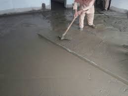 cement sand concrete flooring