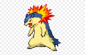 Coloring all generation 3 pokemon starter evolution line. Transparent Pixel Pokemon Cyndaquil Gif Free Transparent Png Clipart Images Download