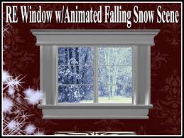 Second Life Marketplace Re Window W Animated Falling Snow