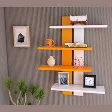 Wooden Wall Shelves For Living Room And