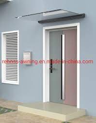 china front door glass canopy modern