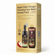apple cider vinegar foaming face
