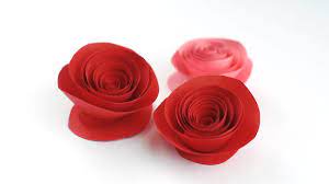 how to make paper roses with pictures