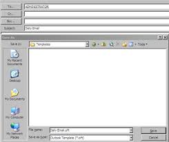 Create An Email Template In Outlook 2003
