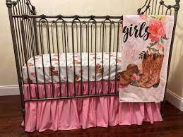 Girl Crib Bedding Cowgirl Baby Blanket