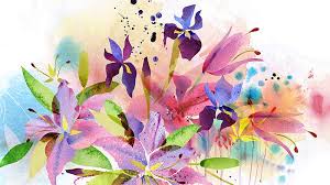 Spring Painting, splatter, spring, splash, painting, flowers, garden,  Firefox Persona theme, HD wallpaper | Peakpx