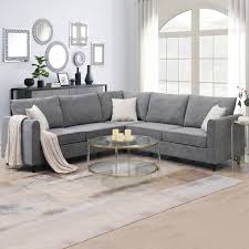 Upholstered Living Room Sectional Sofa