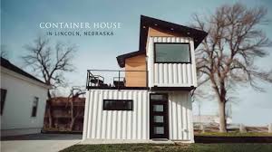 shipping container home in lincoln