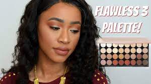 flawless 3 palette swatches tutorial