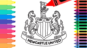Ne1 4st newcastle upon tyne. How To Draw Newcastle United Fc Badge Drawing The Newcastle Logo Youtube