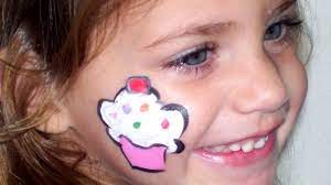 easy face painting cheek designs for