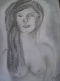 Topless Woman Drawing by Penny Singer - Topless Woman Fine Art Prints and Posters for Sale - topless-woman-penny-singer