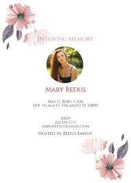 free funeral flower card templates