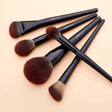 jessup large face makeup brushes 5pcs