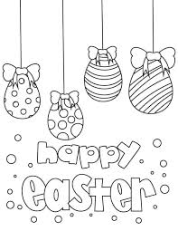 6 free coloring pages for easter