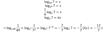 1 transformasi bentuk pangkat ke bentuk logaritma: Contoh Soal Dan Penyelesaian Logaritma Sma Kelas 10