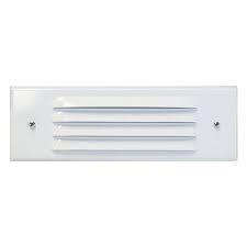 outdoor low vole louvered white