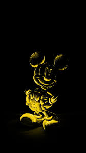 mickey mouse black background cartoon